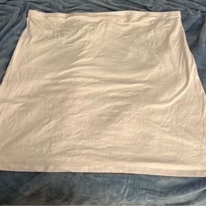 Torrid white strapless top
